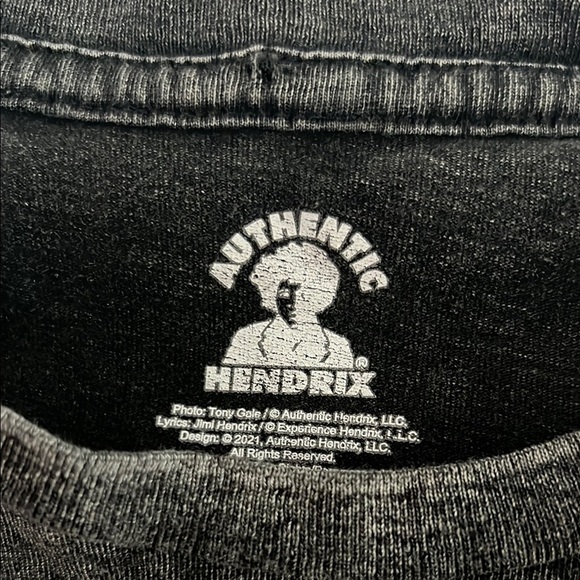 Jimi Hendrix Gray Kids T-Shirt - Picture 2 of 4